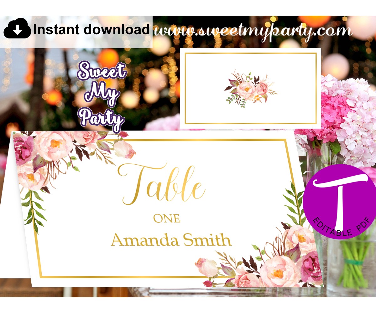 floral-escort-cards-template-foral-name-cards-template-blush-escort